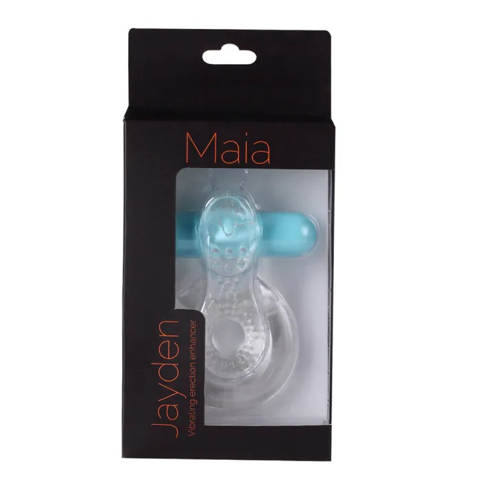 Maia Toys Male Sex Toys | Jayden Vibrating Erection Enhancer Ring - Clear Maia Toys Male Sex Toys | Jayden Vibrating Erection Enhancer Ring - Clear