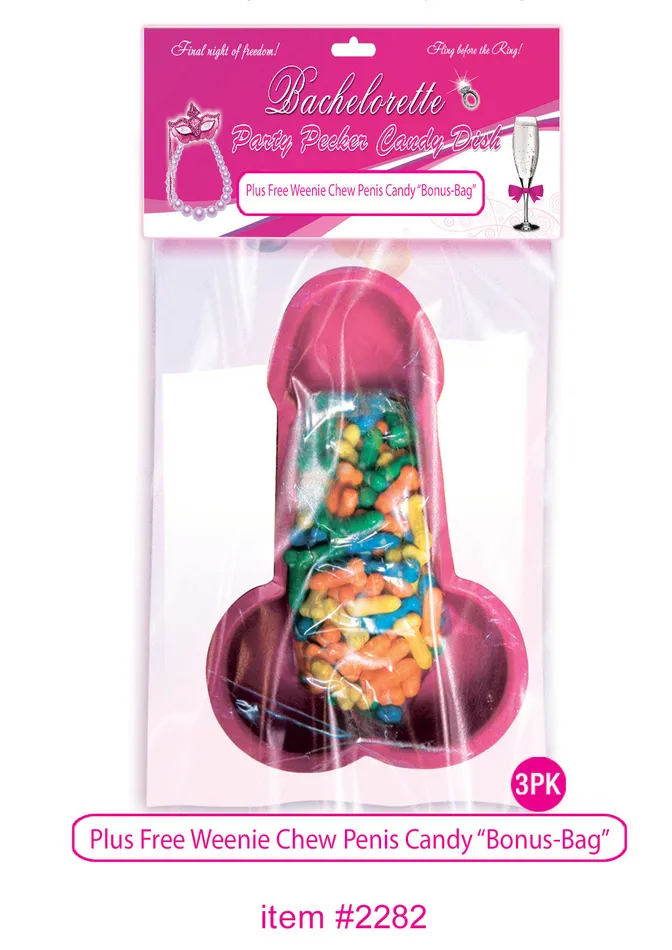 Pecker Party Candy Dish With Candy Hott Products Male Sex Toys
