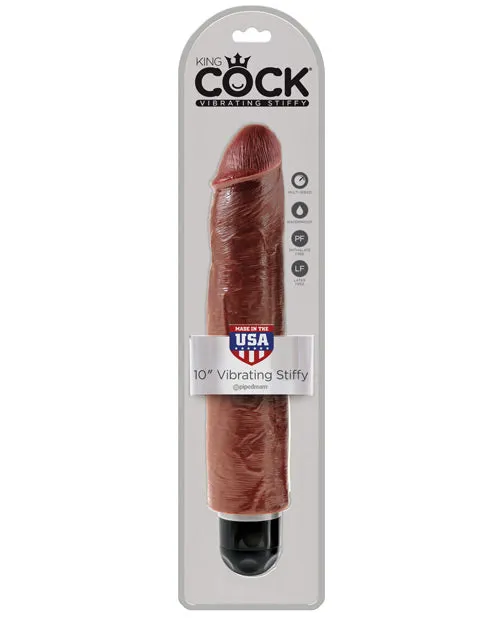 Pipedream Female Sex Toys Realistic Vibrating Stiffy King Cock by Pipedream