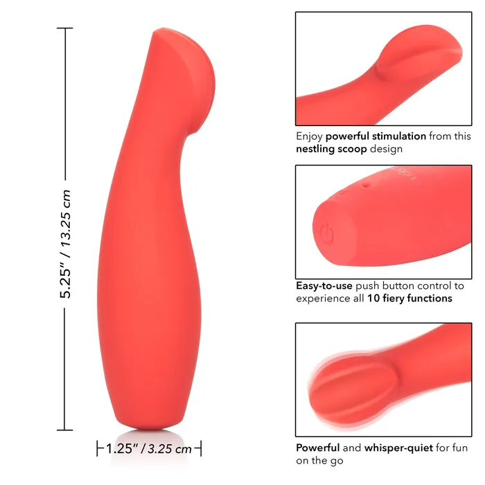 Red Hot Ignite Clitoral Flickering Massager | CalExotics Vibrators