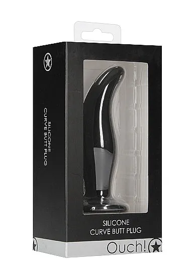 Shots America Curve Butt Plug Black | Anal