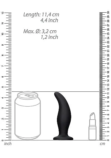 Shots America Curve Butt Plug Black | Anal