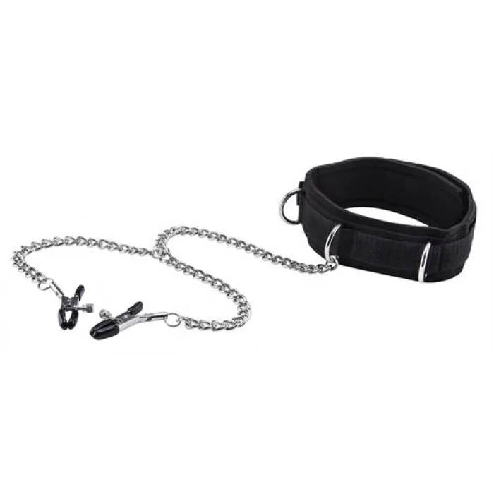 Shots Ouch Anal Velcro Collar Black