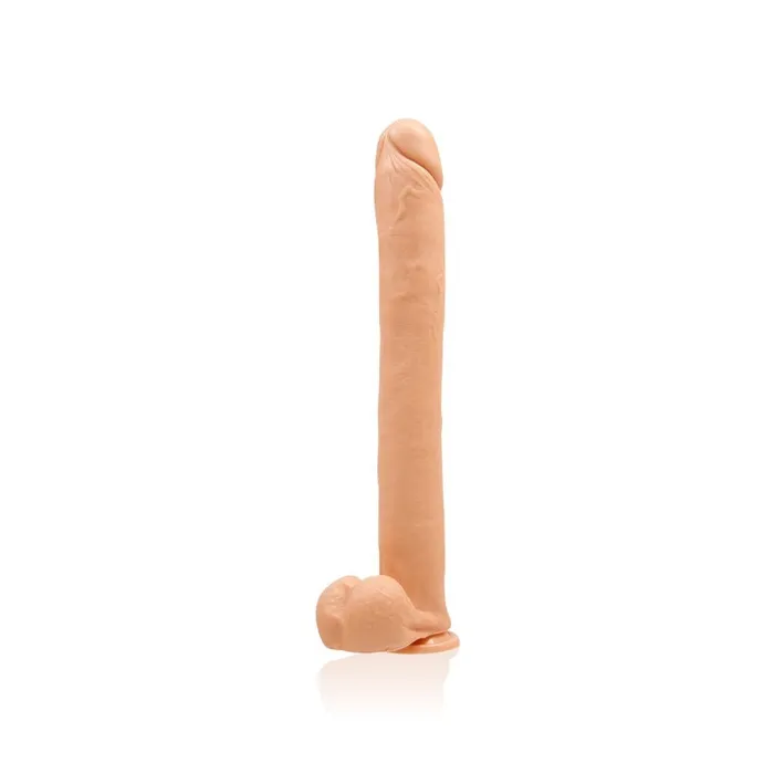 SI Novelties 16 Exxxtreme Dong Wsuction Flesh Dildos