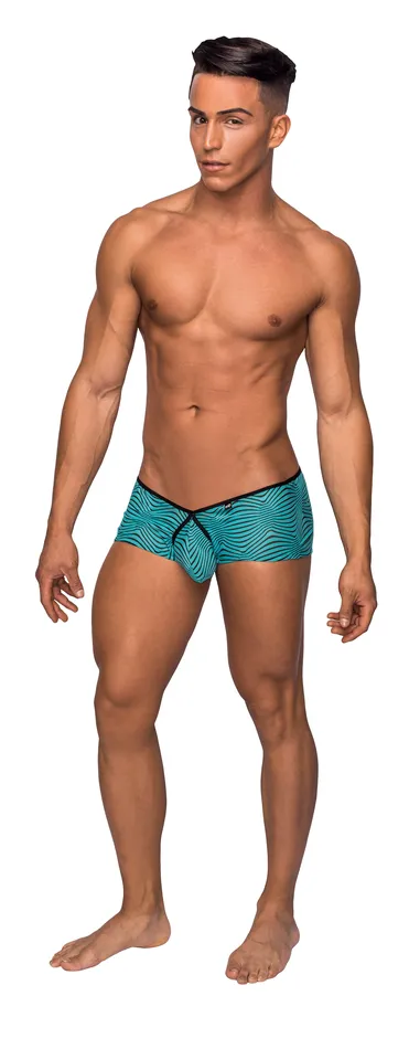 Tranquil Abyss Micro Mini Short XLarge Seafoam Black Male Power Anal