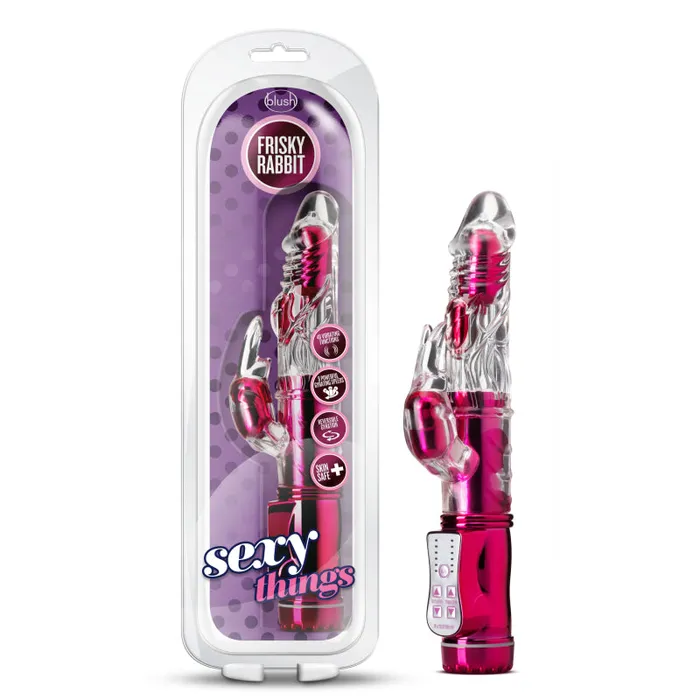 Vibrators | Blush Novelties Sexy Things - Frisky Rabbit - Pink Vibrators | Blush Novelties Sexy Things - Frisky Rabbit - Pink
