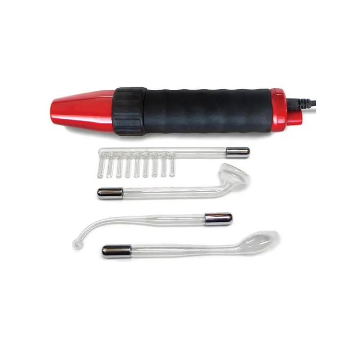 Vibrators | Kinklab Neon Wand Purple Electrode/Red Handle