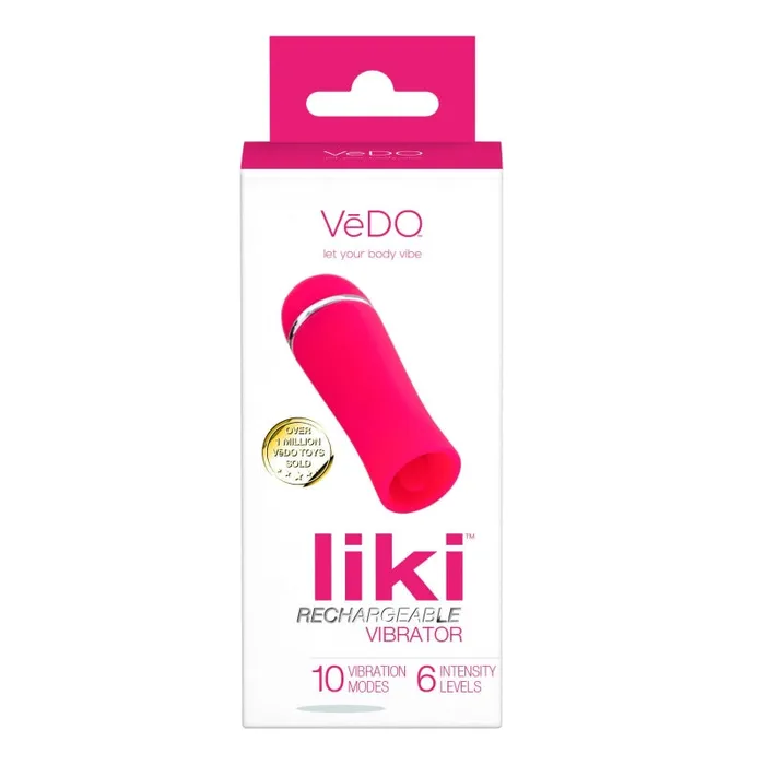 Vibrators | Vedo Liki Rechargeable Flicker Vibe - Foxy Pink Vibrators | Vedo Liki Rechargeable Flicker Vibe - Foxy Pink