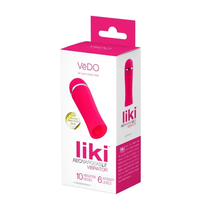 Vibrators | Vedo Liki Rechargeable Flicker Vibe - Foxy Pink Vibrators | Vedo Liki Rechargeable Flicker Vibe - Foxy Pink