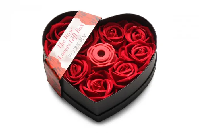 Vibrators XR Brands Bloomgasm The Rose Lovers Gift Box Red