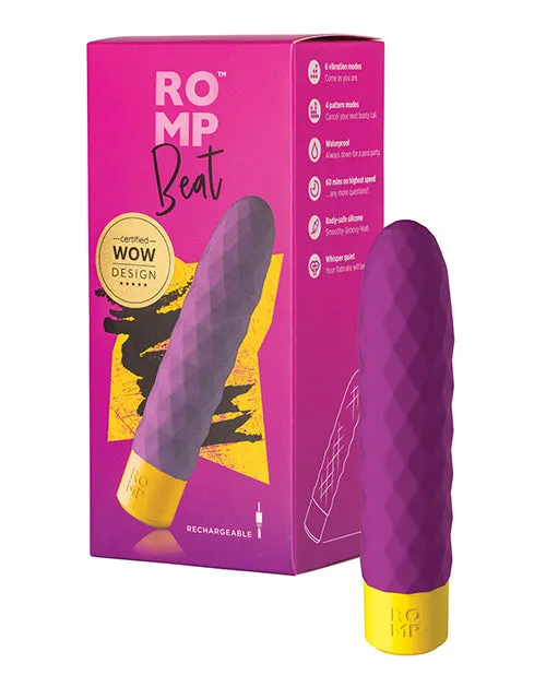 Wow Tech Vibrators Versatile Performance With Romp Beat Bullet Vibrator Purple Wow Tech Vibrators Versatile Performance With Romp Beat Bullet Vibrator Purple