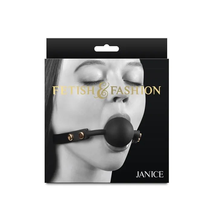 Anal Fetish Fashion Janice Black Mouth Restraint NS Novelties