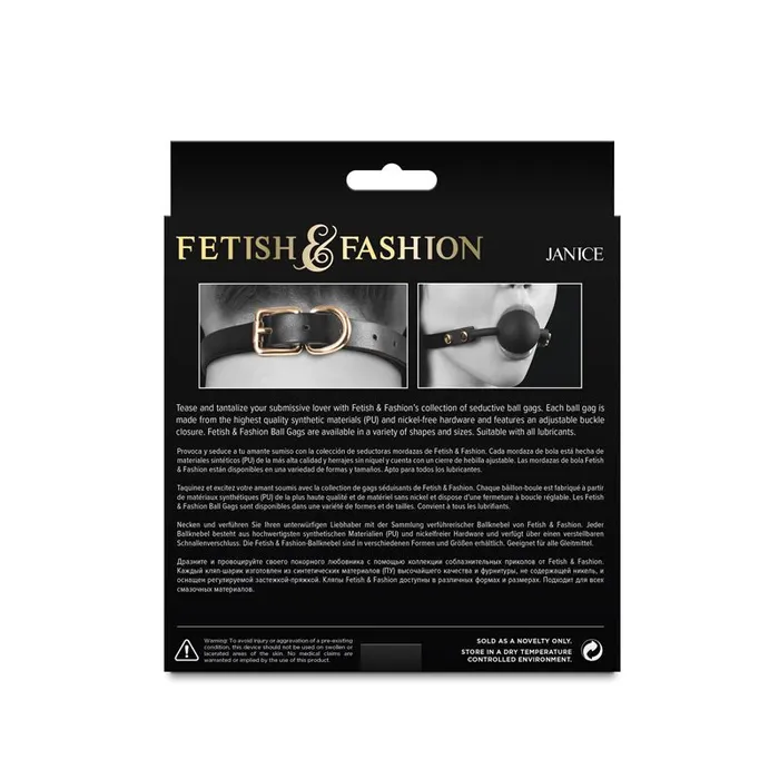 Anal Fetish Fashion Janice Black Mouth Restraint NS Novelties Anal Fetish Fashion Janice Black Mouth Restraint NS Novelties