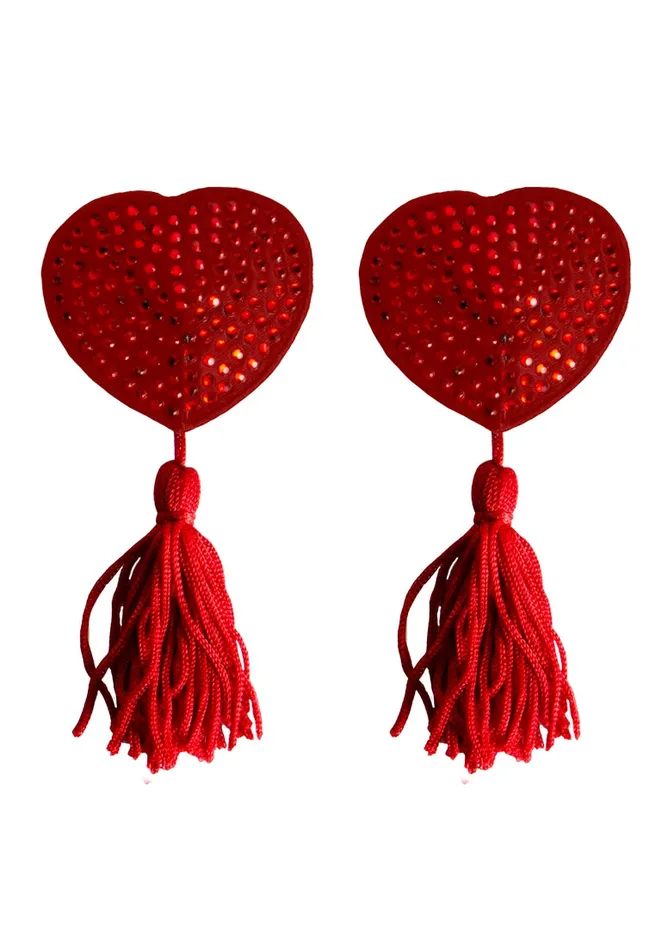 Anal Nipple Tassels Heart Red Shots Ouch