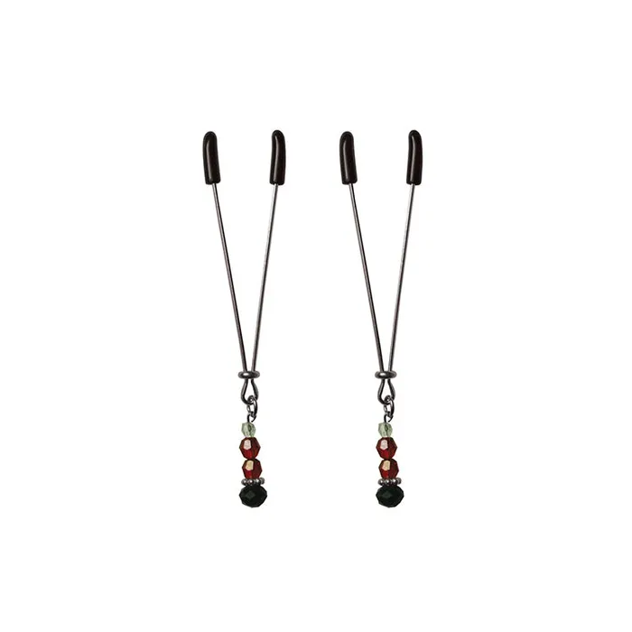 Anal Sportsheets Ruby Black Nipple Clamps