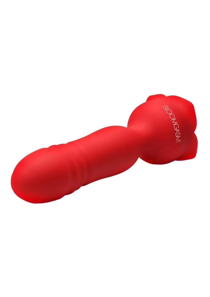 Bloomgasm Rose Delight Rechargeable Silicone Thrusting Vibrator Bloomgasm Female Sex Toys Bloomgasm Rose Delight Rechargeable Silicone Thrusting Vibrator Bloomgasm Female Sex Toys