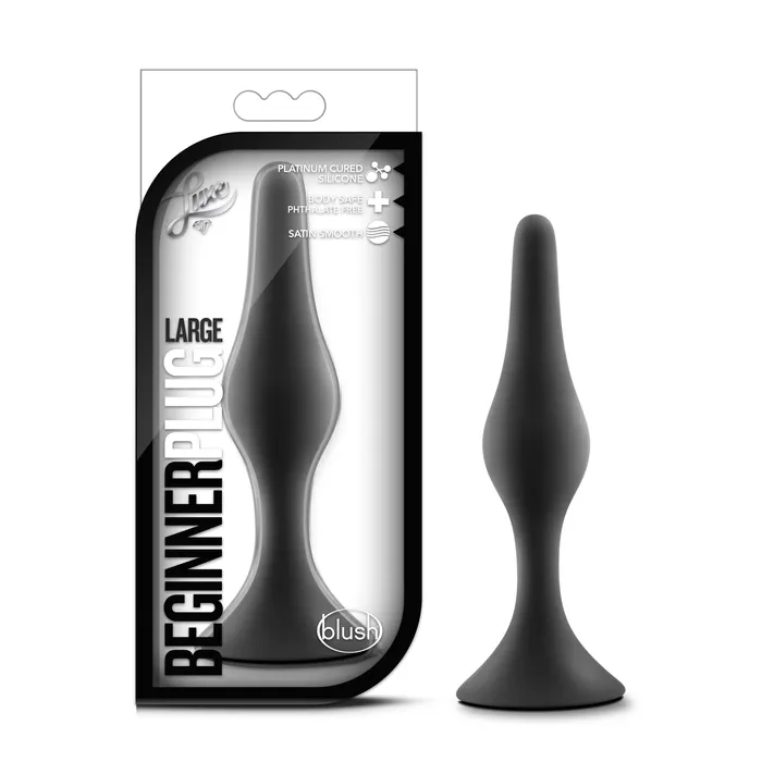 Blush Novelties Anal Luxe Beginner Plug Large Black