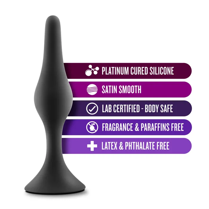 Blush Novelties Anal Luxe Beginner Plug Large Black