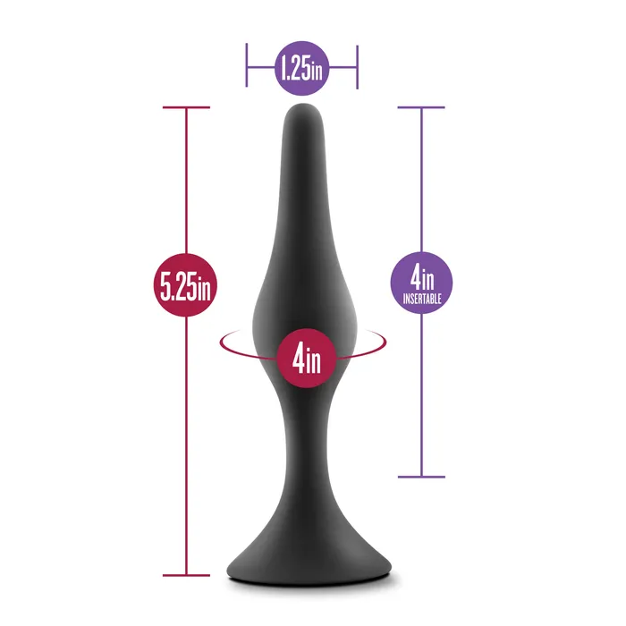 Blush Novelties Anal Luxe Beginner Plug Large Black