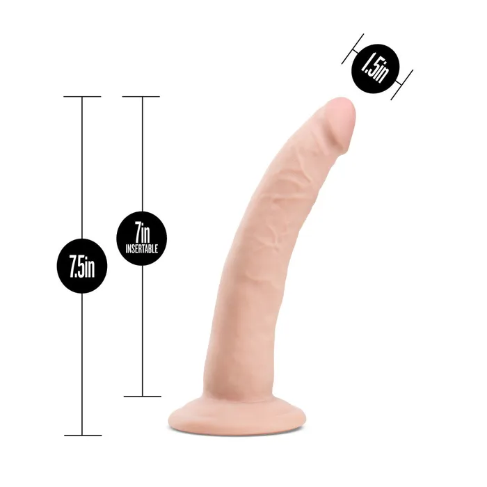 Blush Novelties Dildos Au Naturel 7 Inch Jack Vanilla