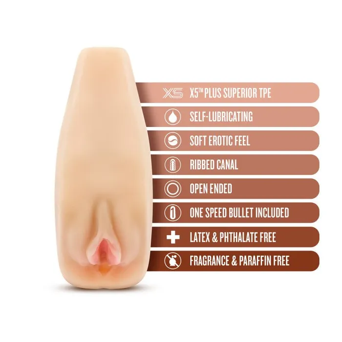 Blush Novelties Male Sex Toys M Elite Soft and Wet Natasha Flesh Vibrating Vagina Stroker Blush Novelties Male Sex Toys M Elite Soft and Wet Natasha Flesh Vibrating Vagina Stroker