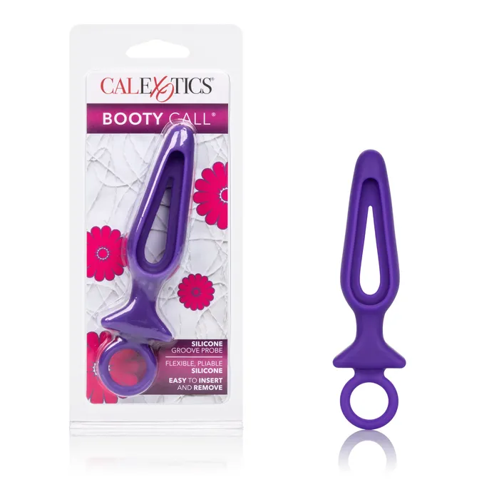 California Exotic Anal Booty Call Silicone Groove Probe Purple