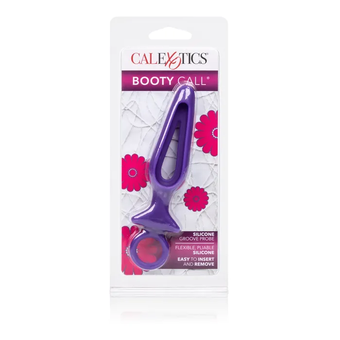 California Exotic Anal Booty Call Silicone Groove Probe Purple