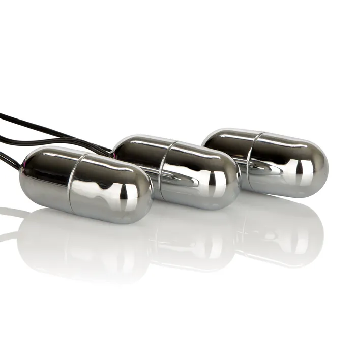 California Exotic Power Play Triple Silver Bullet Female Sex Toys