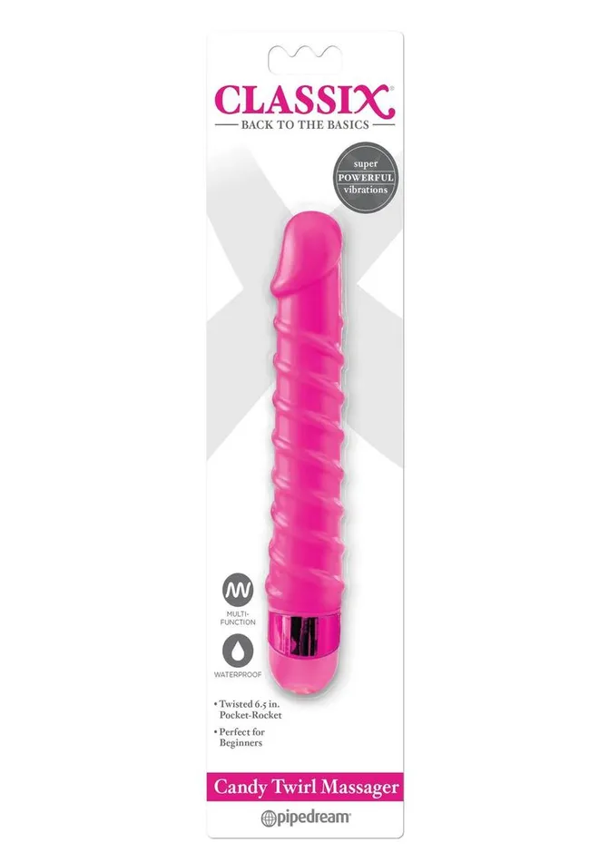 Classix Candy Twirl Massager Classix Female Sex Toys Classix Candy Twirl Massager Classix Female Sex Toys
