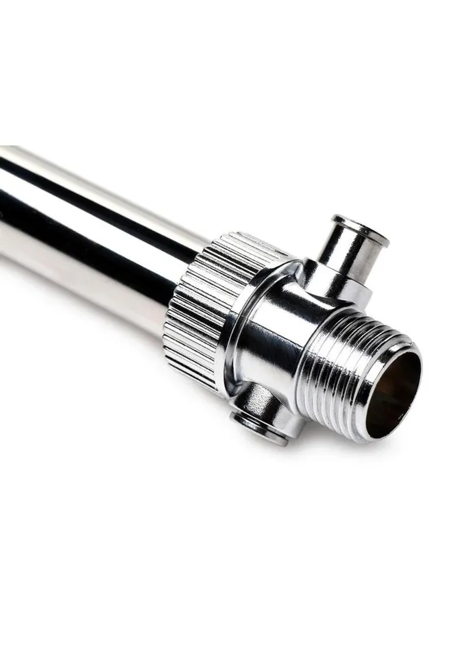 Cleanstream Male Sex Toys Cleanstream Enema Nozzle Stainless Steel with Push Valve