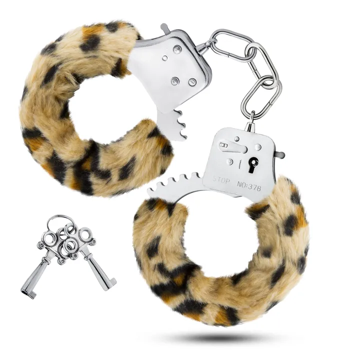 Couples Blush Novelties Temptasia Cuffs Leopard