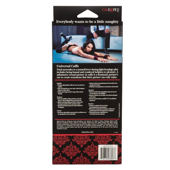 Couples CalExotics Scandal Universal Cuffs