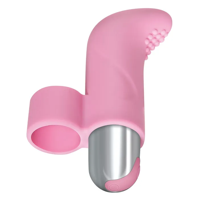 Curve Toys Vibrators Adam Eve Silicone Finger Vibe Pink