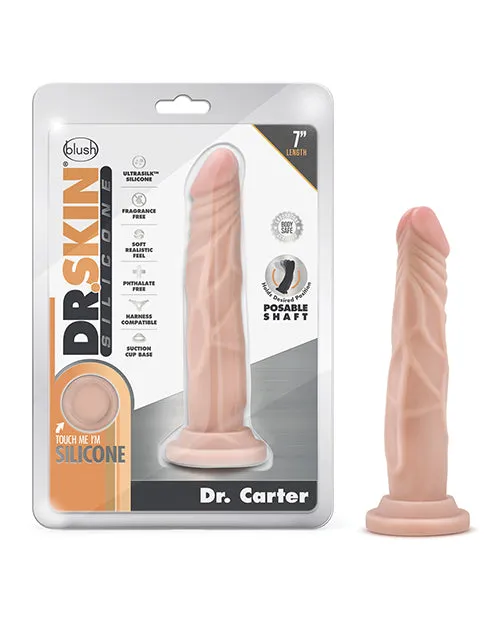 Dildos Blush Novelties Blush Dr Skin Silicone Dr Carter 75 Dildo