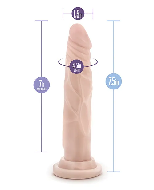 Dildos Blush Novelties Blush Dr Skin Silicone Dr Carter 75 Dildo