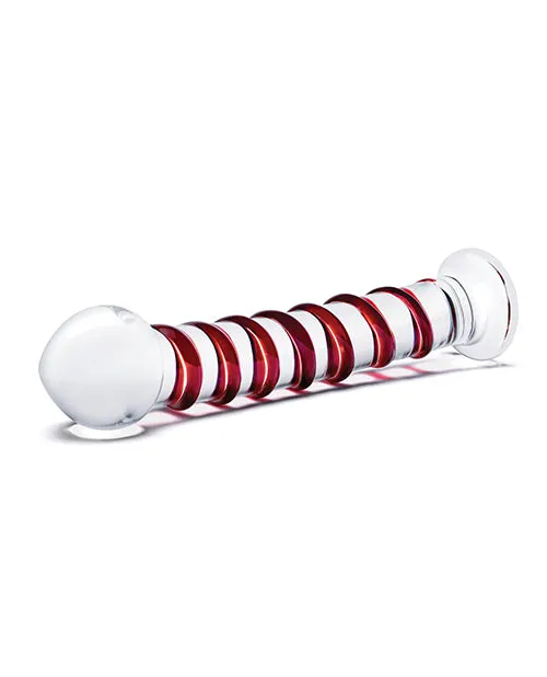 Dildos Electric Eel INC Glas 10 Mr Swirly Dildo Red