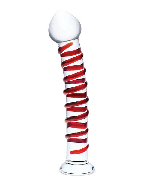 Dildos Electric Eel INC Glas 10 Mr Swirly Dildo Red