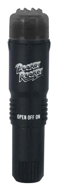 Doc Johnson Anal Original 4 inch Pocket Rocket Limited Edition Black