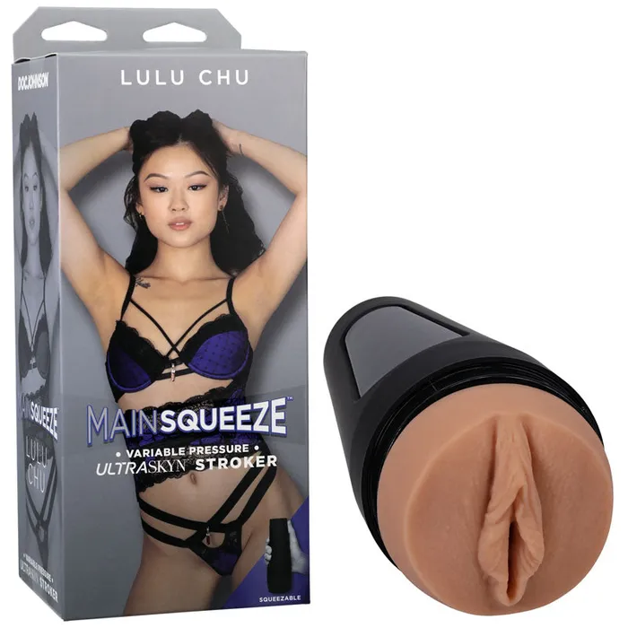 Doc Johnson Male Sex Toys Main Squeeze Lulu Chu Pussy Flesh Vagina Stroker