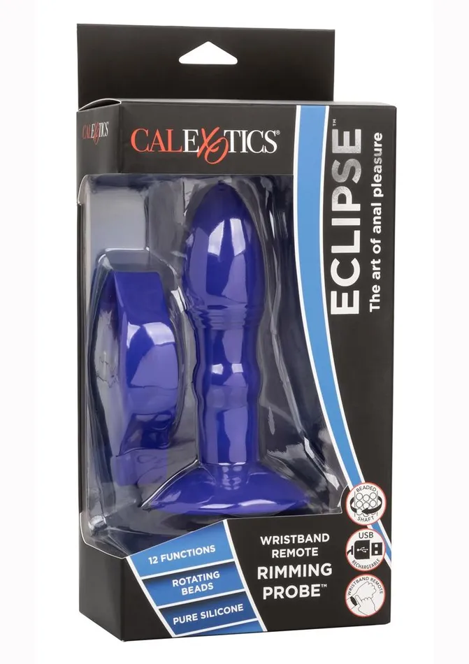 Eclipse Eclipse Wristband Remote Control Silicone Rechargeable Rimming Probe Anal