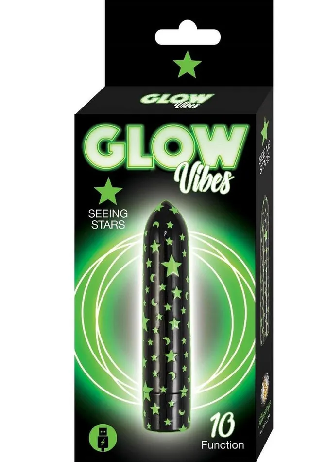 Glow Vibes Seeing Stars Rechargeable Glow In The Dark Bullet Glow Vibes Female Sex Toys Glow Vibes Seeing Stars Rechargeable Glow In The Dark Bullet Glow Vibes Female Sex Toys