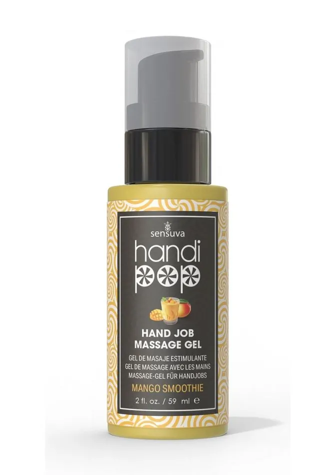 HandiPop Enhancers Handipop Edible Hand Job Massage Gel Mango Smoothie