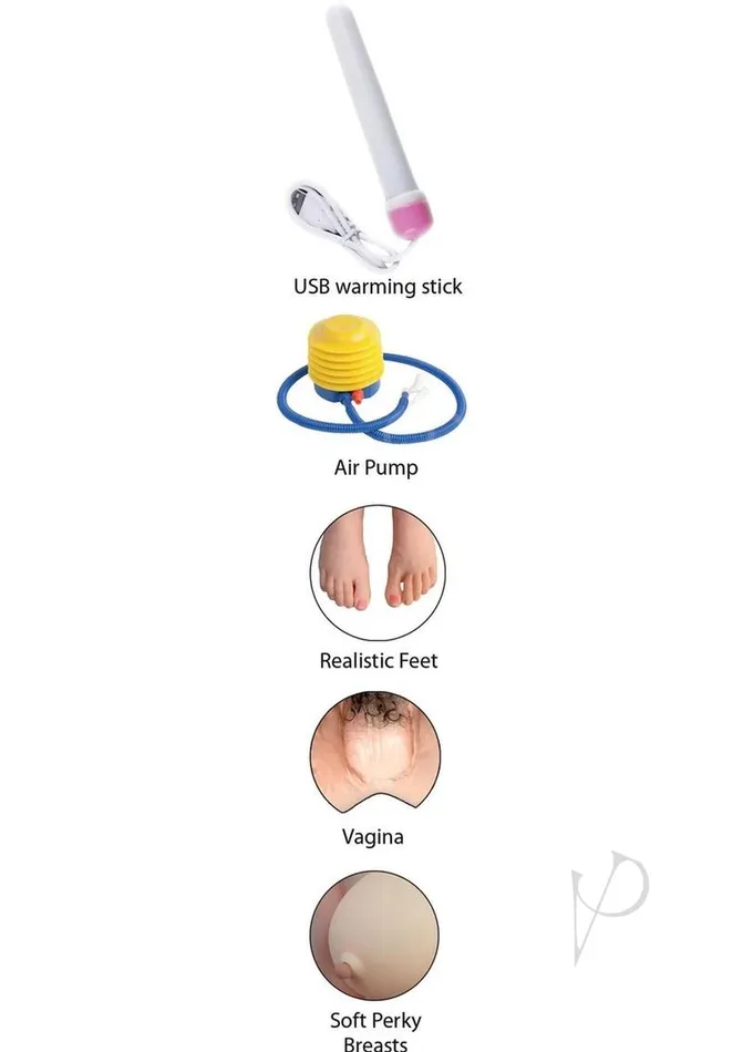 Hott Products Male Sex Toys Fuck Friends Tiffany Inflatable Love Doll with Vibrating Vagina Waterproof