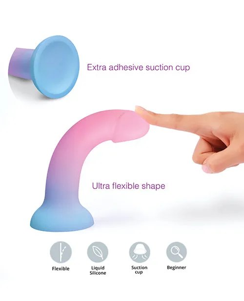 Love to Love Curved Suction Cup Dildolls Utopia Asst Colors Lovely Planet Dildos