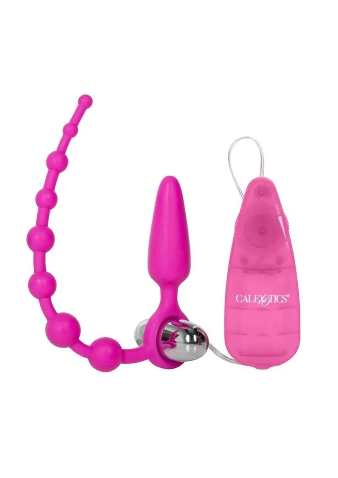 Male Sex Toys Booty Call Booty Call Booty Double Dare Silicone Vibrating Butt Plug with Anal Beads Male Sex Toys Booty Call Booty Call Booty Double Dare Silicone Vibrating Butt Plug with Anal Beads