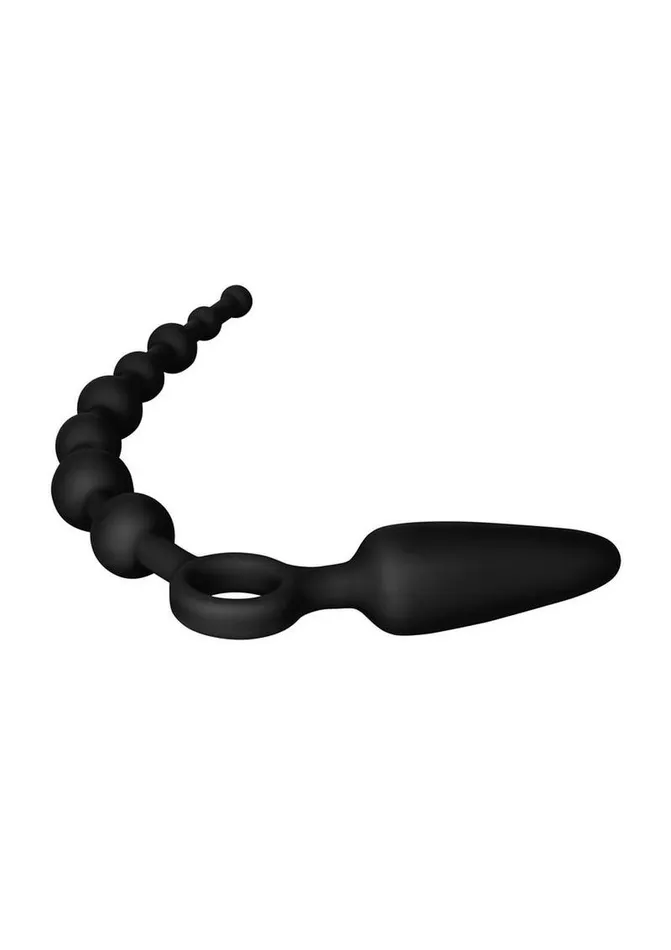 Male Sex Toys Booty Call Booty Call Booty Double Dare Silicone Vibrating Butt Plug with Anal Beads Male Sex Toys Booty Call Booty Call Booty Double Dare Silicone Vibrating Butt Plug with Anal Beads