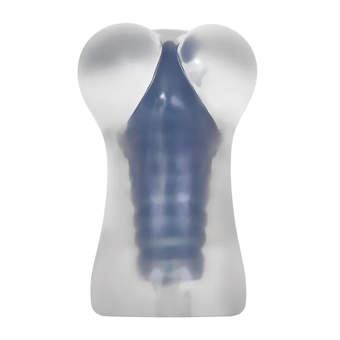 Male Sex Toys Curve Toys Adam Eve Intensity Power Stroker ClearBlue