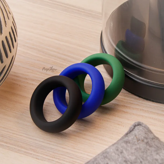 Male Sex Toys Je Joue Silicone Cock Ring Trio by Je Joue
