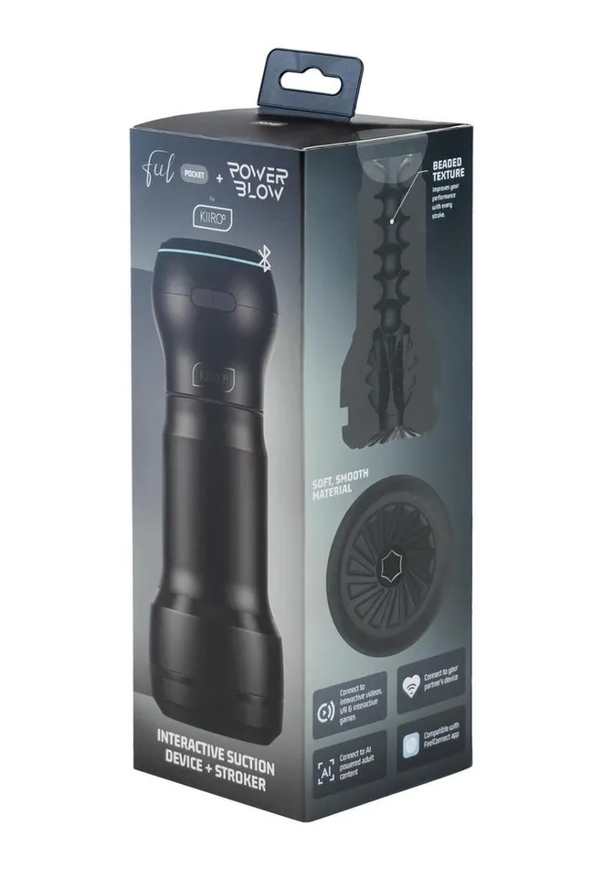 Male Sex Toys Kiiroo Kiiroo Feel Pocket and Powerblow Combo Rechargeable Stroker Male Sex Toys Kiiroo Kiiroo Feel Pocket and Powerblow Combo Rechargeable Stroker