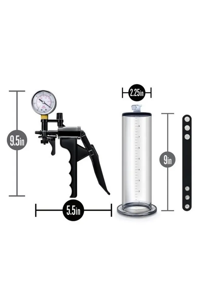 Male Sex Toys Performance Vx8 Premium Penis Pump System with Silicone Cock Strap Performance